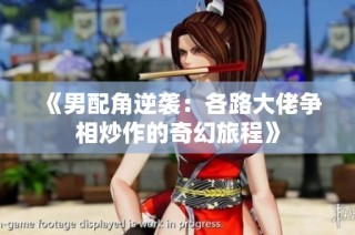 《男配角逆袭：各路大佬争相炒作的奇幻旅程》