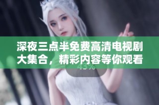 深夜三点半免费高清电视剧大集合，精彩内容等你观看