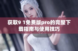 获取9 1免费版pro的完整下载指南与使用技巧