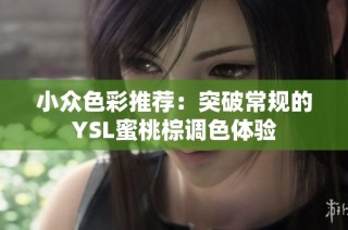 小众色彩推荐：突破常规的YSL蜜桃棕调色体验