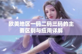欧美地区一码二码三码的主要区别与应用详解