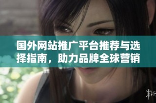国外网站推广平台推荐与选择指南，助力品牌全球营销