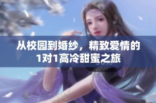 从校园到婚纱，精致爱情的1对1高冷甜蜜之旅