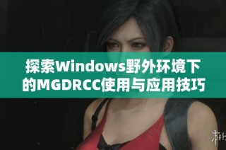 探索Windows野外环境下的MGDRCC使用与应用技巧