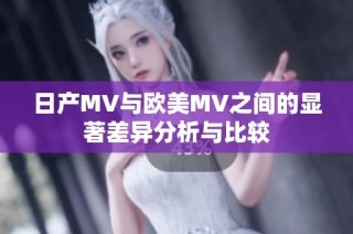 日产MV与欧美MV之间的显著差异分析与比较