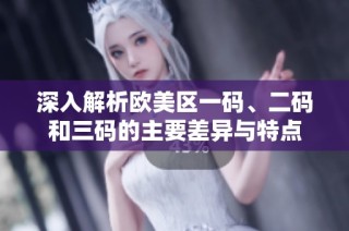 深入解析欧美区一码、二码和三码的主要差异与特点