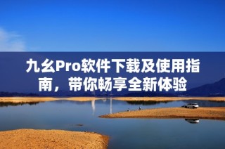 九幺Pro软件下载及使用指南，带你畅享全新体验