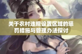 关于农村违规设置区域的惩罚措施与管理办法探讨