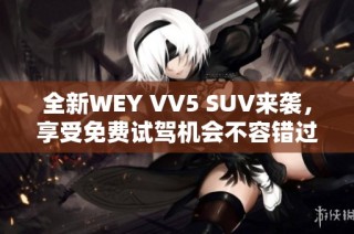 全新WEY VV5 SUV来袭，享受免费试驾机会不容错过