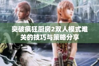 突破疯狂厨房2双人模式难关的技巧与策略分享