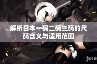 解析日本一码二码三码的尺码含义与适用范围