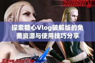 探索糖心Vlog破解版的免费资源与使用技巧分享