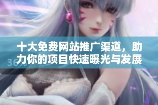 十大免费网站推广渠道，助力你的项目快速曝光与发展