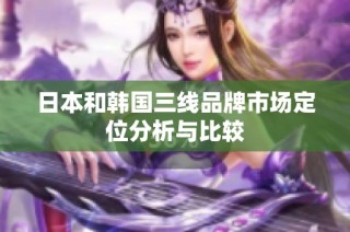 日本和韩国三线品牌市场定位分析与比较
