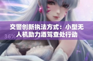 交警创新执法方式：小型无人机助力酒驾查处行动