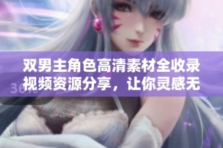 双男主角色高清素材全收录视频资源分享，让你灵感无限