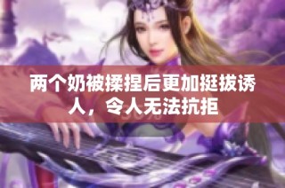 两个奶被揉捏后更加挺拔诱人，令人无法抗拒