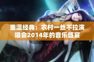 重温经典：农村一丝不拉演唱会2014年的音乐盛宴