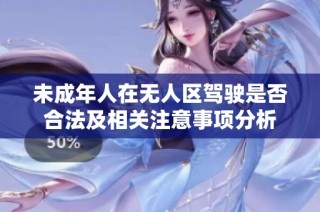 未成年人在无人区驾驶是否合法及相关注意事项分析