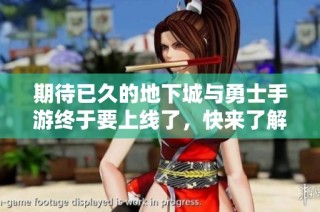 期待已久的地下城与勇士手游终于要上线了，快来了解！