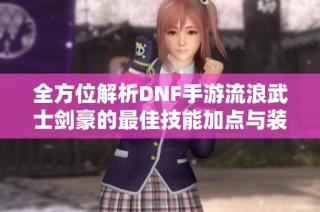 全方位解析DNF手游流浪武士剑豪的最佳技能加点与装备配置建议