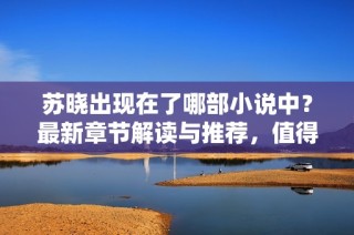 苏晓出现在了哪部小说中？最新章节解读与推荐，值得一读的好小说！
