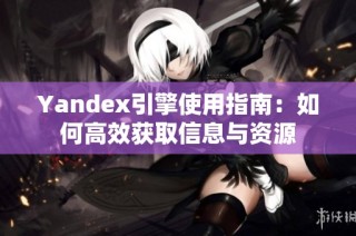 Yandex引擎使用指南：如何高效获取信息与资源