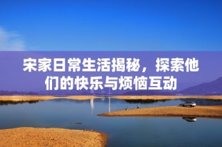 宋家日常生活揭秘，探索他们的快乐与烦恼互动
