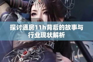 探讨通房11h背后的故事与行业现状解析