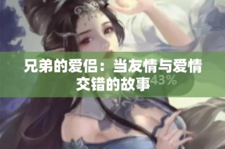 兄弟的爱侣：当友情与爱情交错的故事