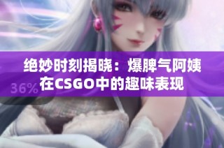 绝妙时刻揭晓：爆脾气阿姨在CSGO中的趣味表现
