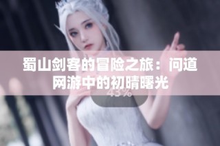 蜀山剑客的冒险之旅：问道网游中的初晴曙光