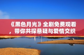 《黑色月光》全剧免费观看，带你共探悬疑与爱情交织的故事