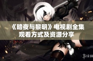 《暗夜与黎明》电视剧全集观看方式及资源分享