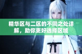 精华区与二区的不同之处详解，助你更好选择区域