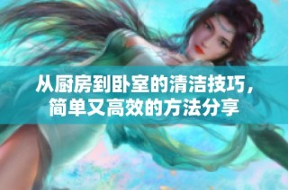 从厨房到卧室的清洁技巧，简单又高效的方法分享