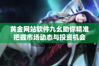 黄金网站软件九幺助你精准把握市场动态与投资机会
