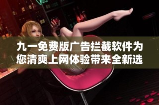 九一免费版广告拦截软件为您清爽上网体验带来全新选择