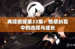 再续前缘第23集：情感纠葛中的选择与成长