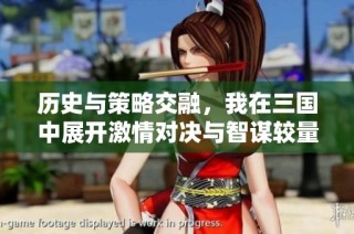 历史与策略交融，我在三国中展开激情对决与智谋较量