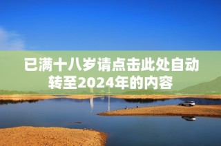 已满十八岁请点击此处自动转至2024年的内容