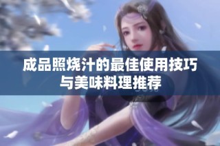 成品照烧汁的最佳使用技巧与美味料理推荐