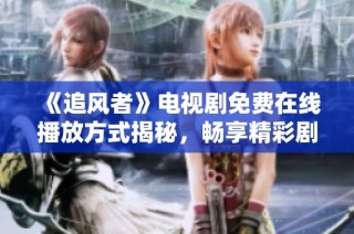 《追风者》电视剧免费在线播放方式揭秘，畅享精彩剧情