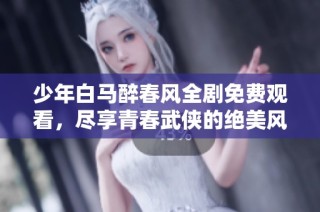 少年白马醉春风全剧免费观看，尽享青春武侠的绝美风情