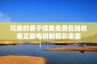 兄弟的妻子续集免费在线收看正版电视剧精彩来袭