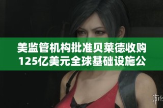 美监管机构批准贝莱德收购125亿美元全球基础设施公司案
