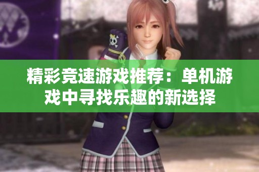 精彩竞速游戏推荐：单机游戏中寻找乐趣的新选择