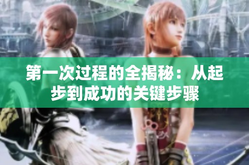 第一次过程的全揭秘：从起步到成功的关键步骤
