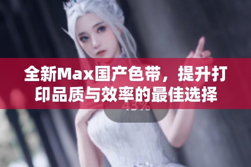 全新Max国产色带，提升打印品质与效率的最佳选择