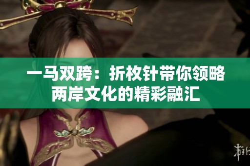 一马双跨：折枚针带你领略两岸文化的精彩融汇